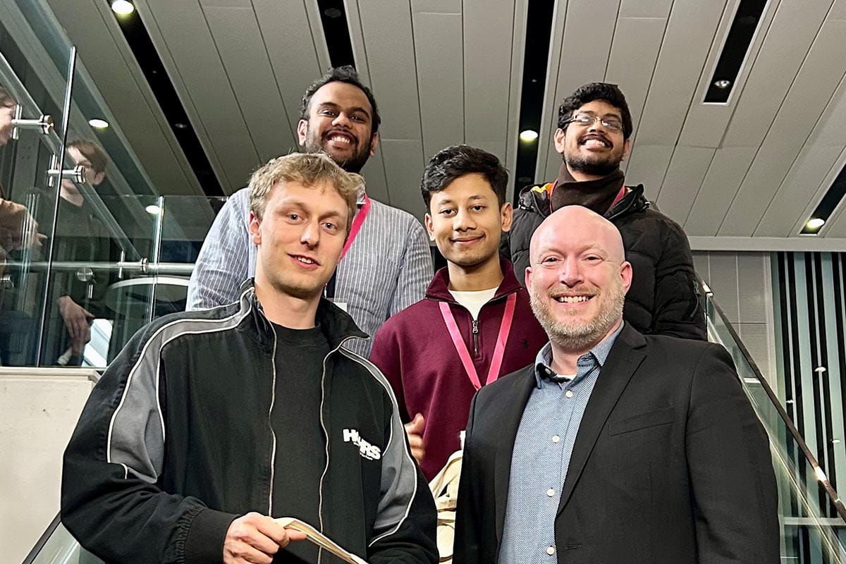 Hackathon winning team:  Sidhanth Thalanki Mukesh, Saurabh Mallik, Abhishek Shrestha, Lukas Gauch, Ian Golden